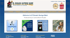 Desktop Screenshot of eldoradosavings.com