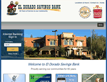 Tablet Screenshot of eldoradosavings.com